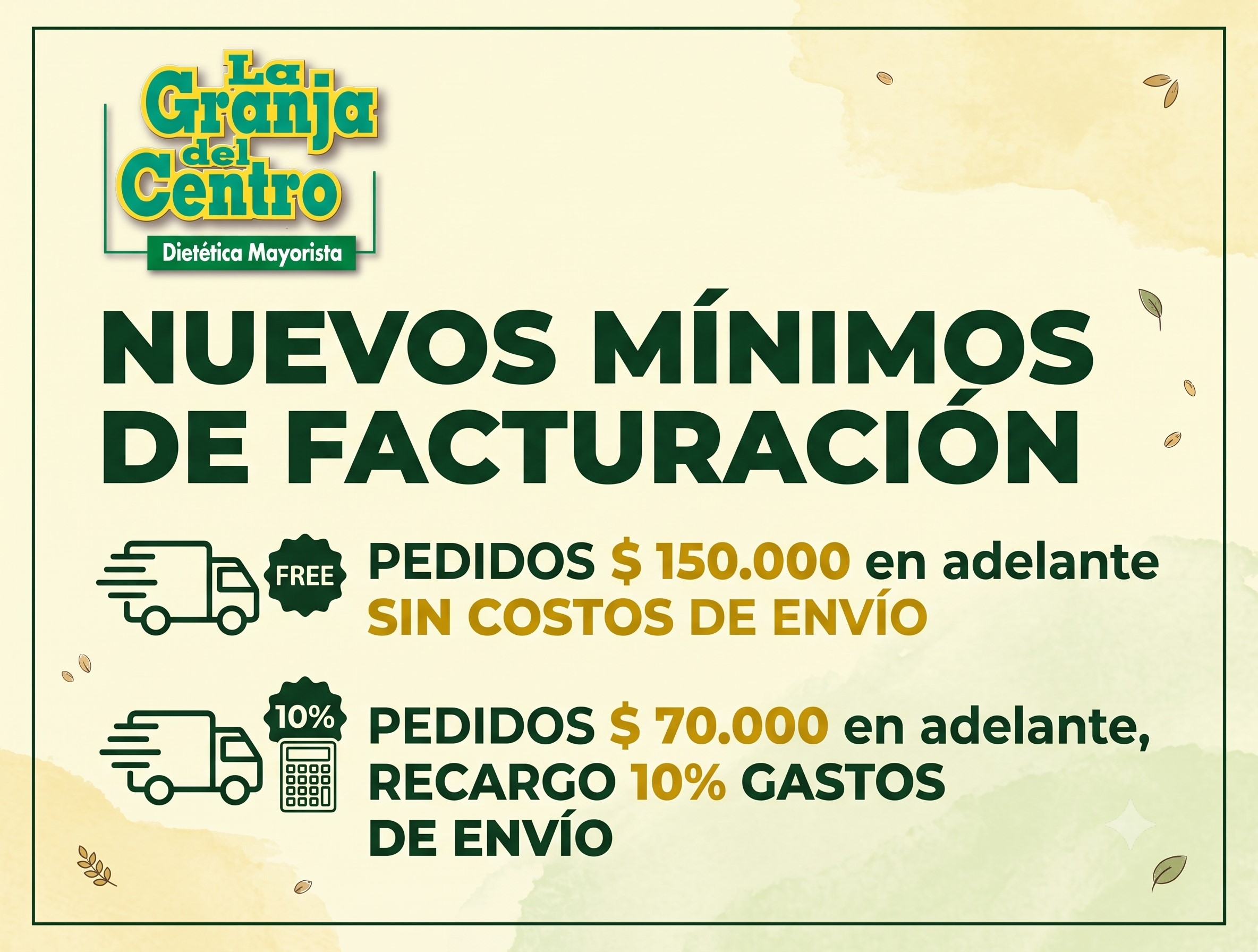 PopUp minimo de compra